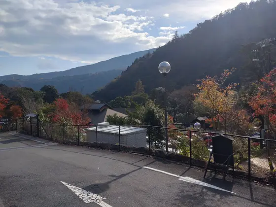 連なる箱根の山々