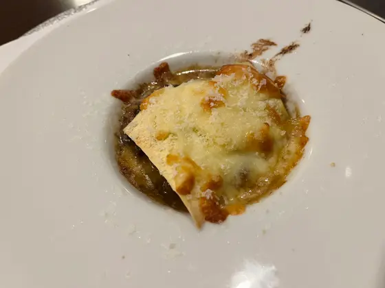 鹿肉のラザニア