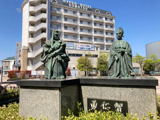 勧進帳の像発見❗️