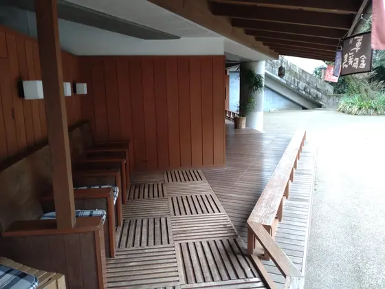 座れる所もいっぱい