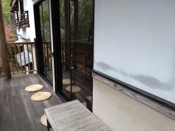 ざしきぼっこのバルコニー