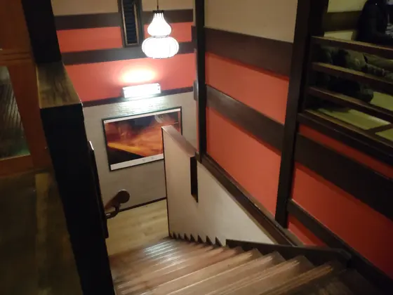 お風呂への階段