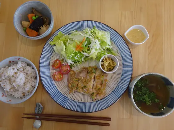 地産地消のランチ
