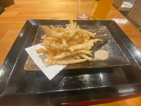 白えびの天ぷら 800円