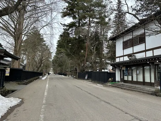 武家屋敷通りの雰囲気