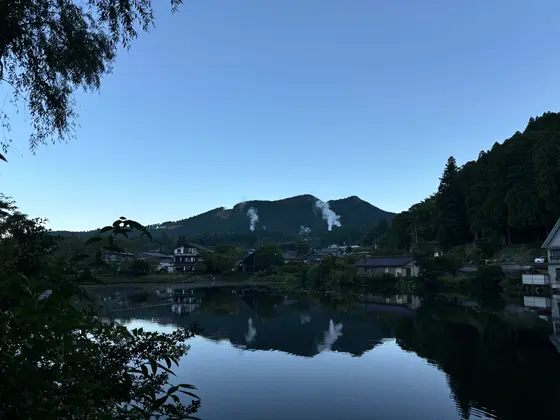 朝の金鱗湖1