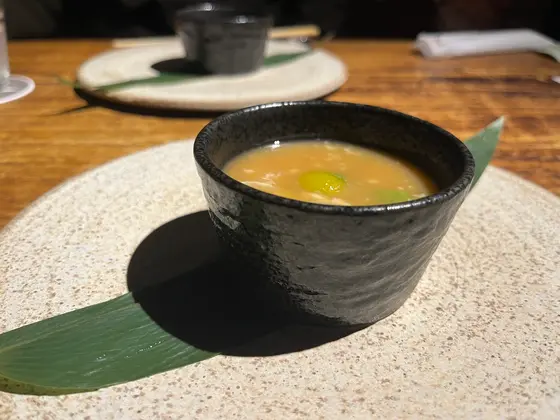 ディナーコースを堪能