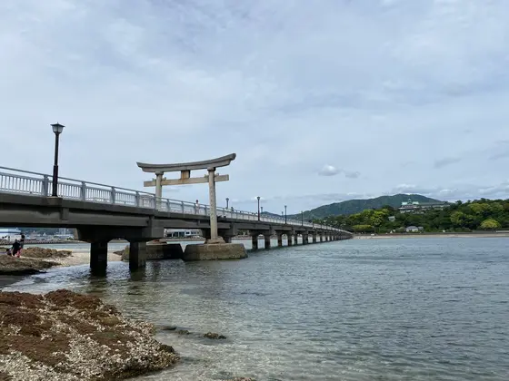 竹島側より