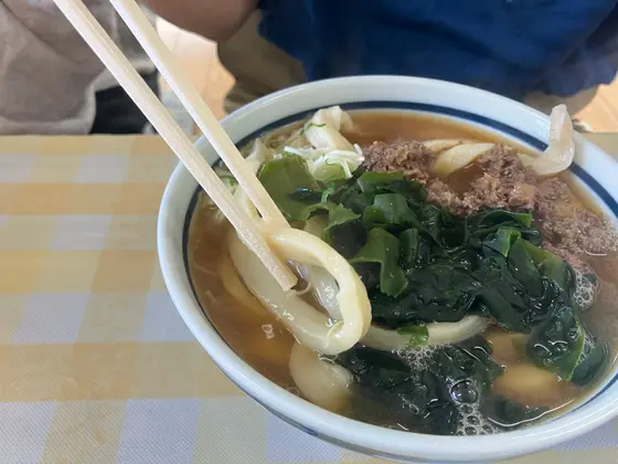 肉わかめうどん