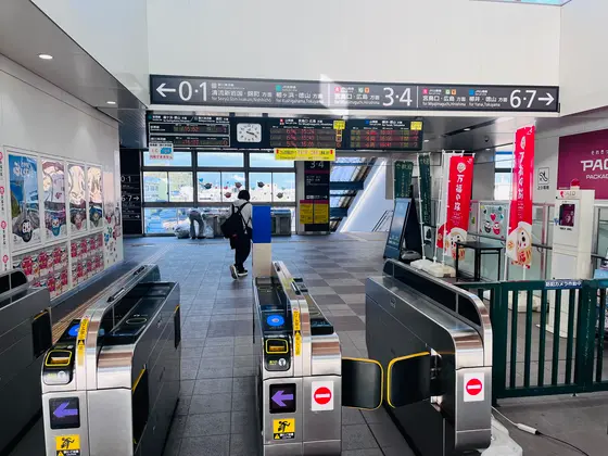 🚃移動184.6㎞（川西14:56→15:05岩国15:37→18:50下関）¥3,410