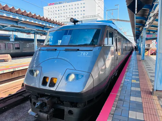 JR特急きりしま5号（宮崎9:20-11:28鹿児島中央） ¥3,400🈯️