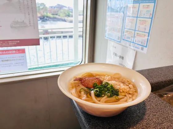 🍜やぶ金うどん ¥500