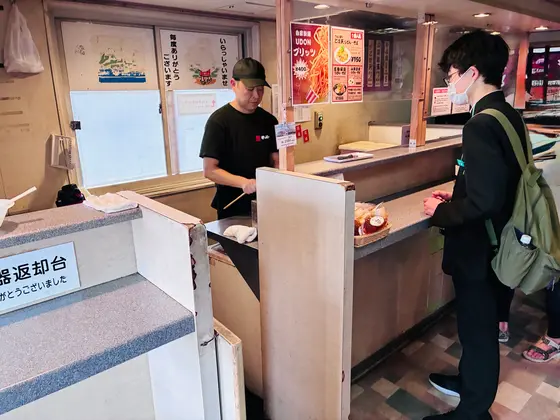 桜島フェリー名物！