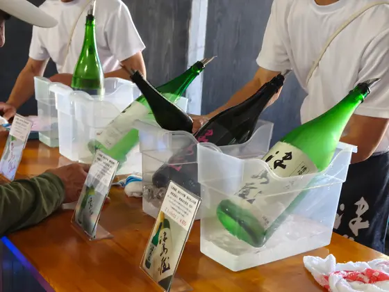 人気の試飲コーナー