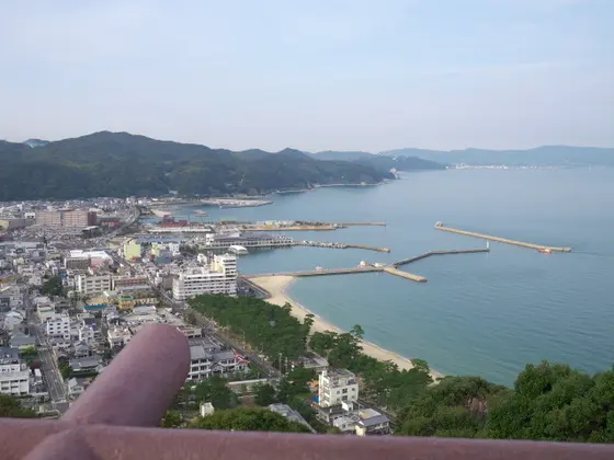 城からの眺めがキレイ