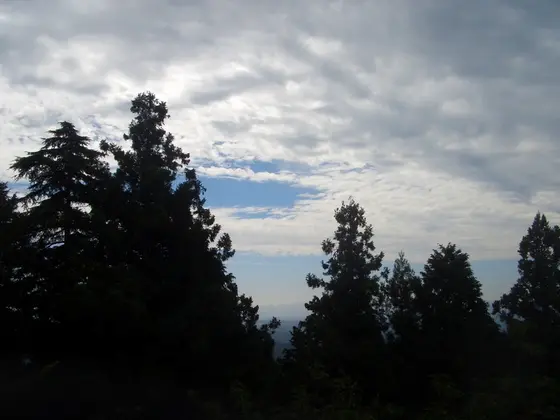 晴れた日には空の景色も。