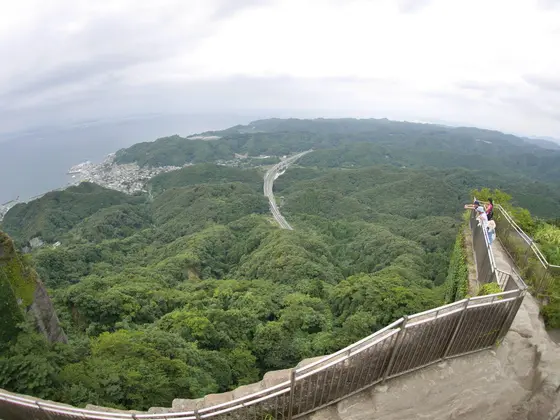 山頂付近の絶景