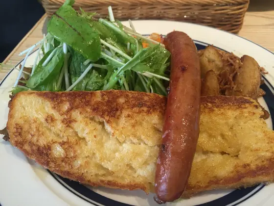 バランスの取れたランチプレートがおすすめ。