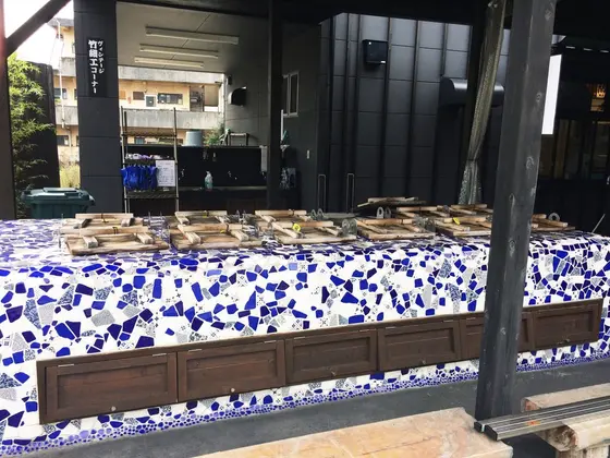 地獄蒸し 体験コーナー♪♪