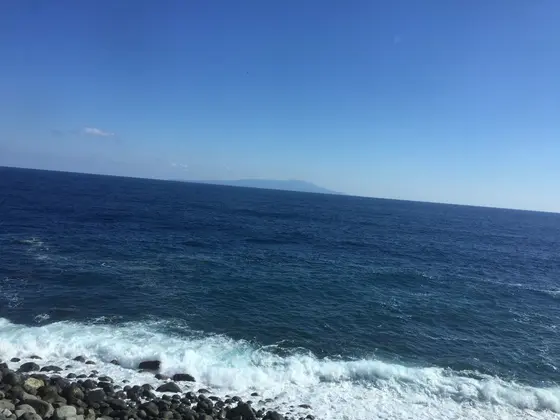 途中の東伊豆稲取
