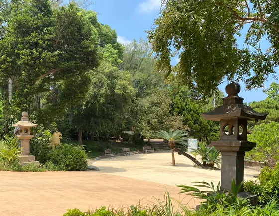 新竹市立動物園 旧新竹神社石灯篭