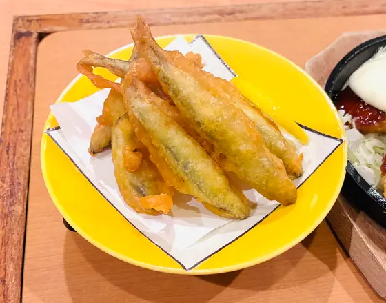🐟きびなごの天麩羅 ¥490