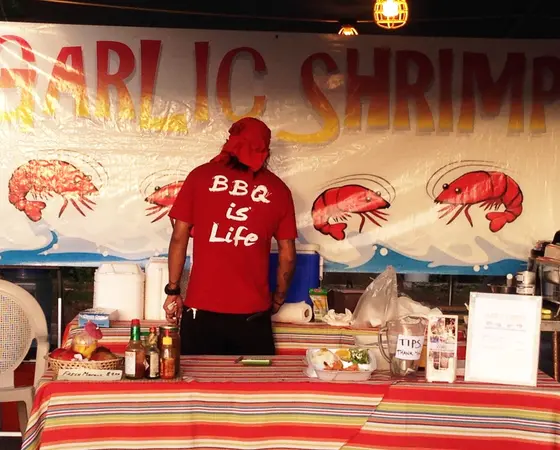 有名店のガーリックシュリンプ🍤