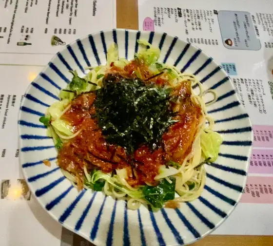 へしこスパゲッティ