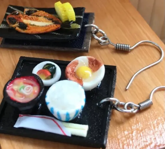 ミニチュアフードのピアスが凄い！