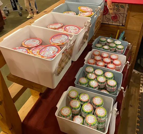 ビュッフェでは離乳食もありました！