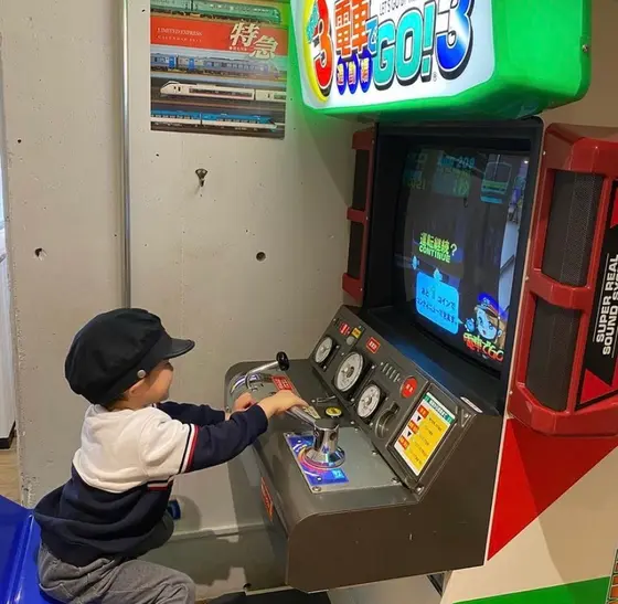 二階にある電車でGO!