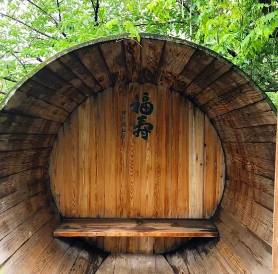 撮影スポットの大桶