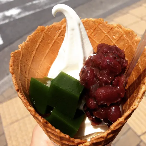 テイクアウト限定のソフトクリーム