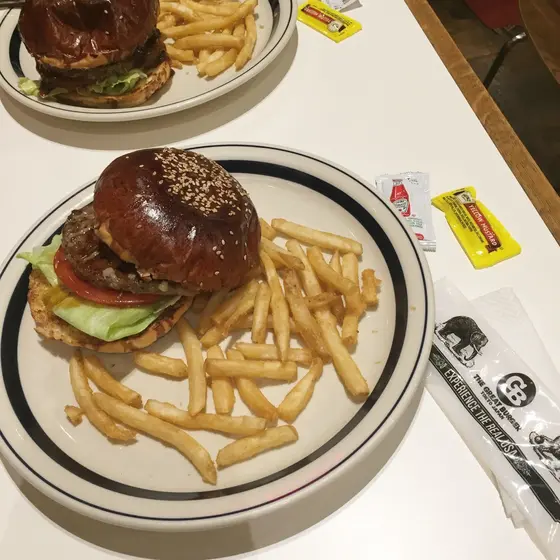 こだわりのハンバーガー