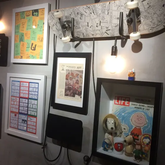 店内スヌーピーだらけ🐶