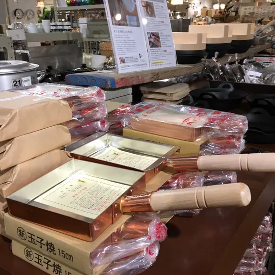 銅なべで本格玉子焼き