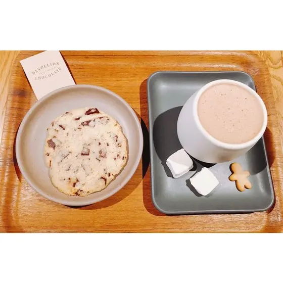 ハウスホットチョコレートとクッキー🍪