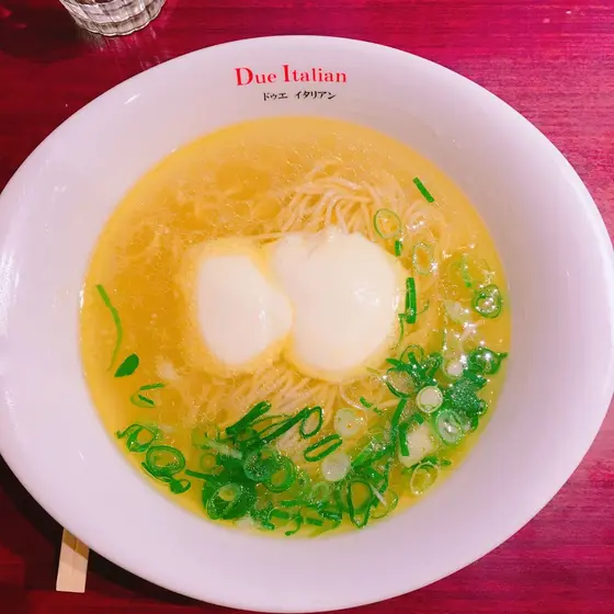 これが噂のイタリアン×ラーメン