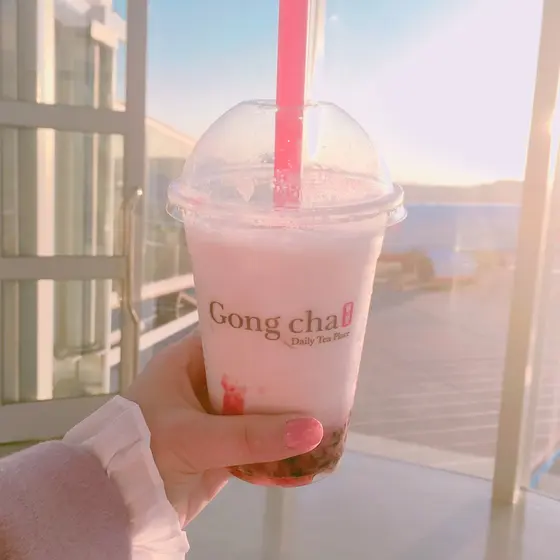 ストロベリーアールグレイティーラテ味🍓