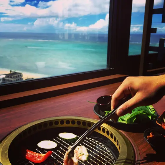 オーシャンビューと美味しいお肉♡