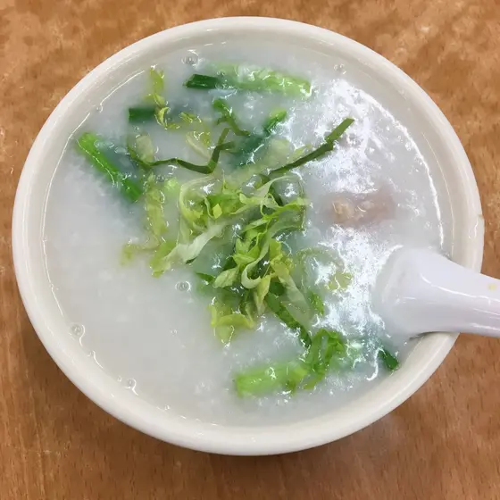 肉団子入りのお粥