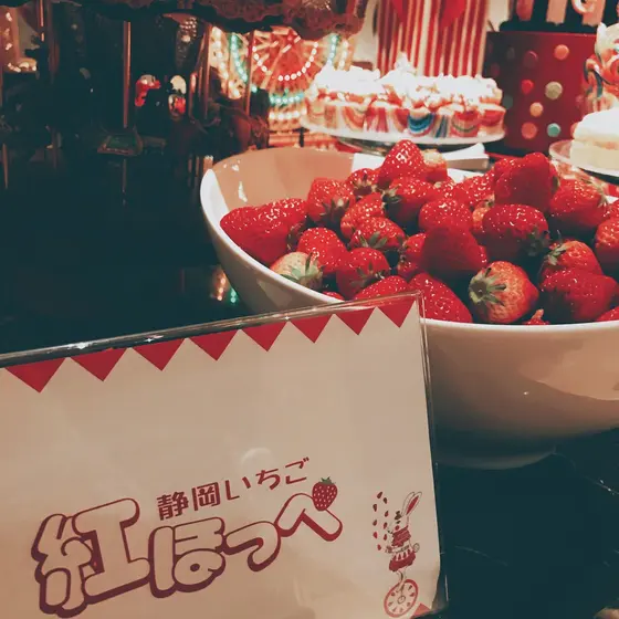 このいちごが人気で皆並んでます！