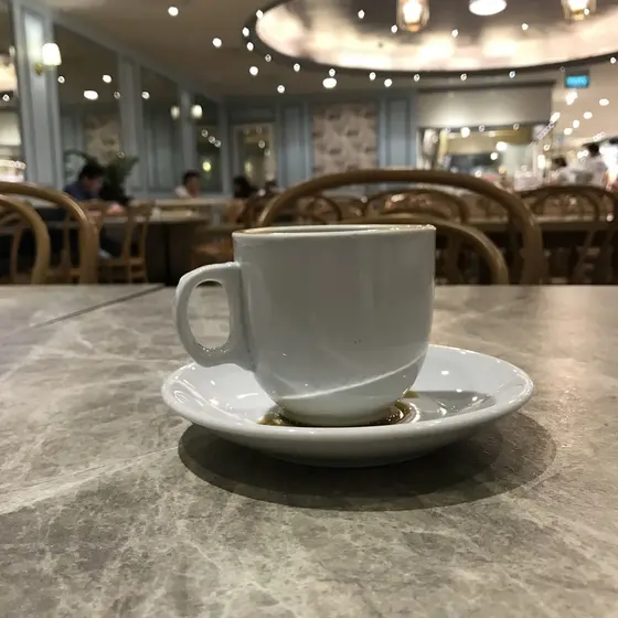 コーヒーで休憩