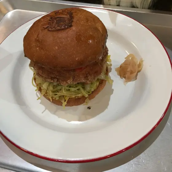 海老しんじょバーガー