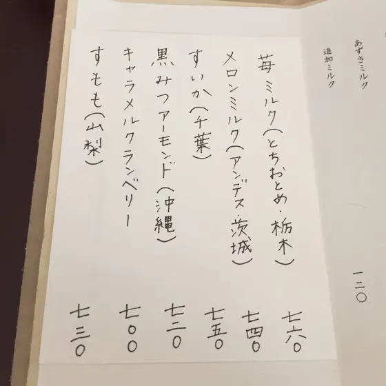 スポット内のおすすめ