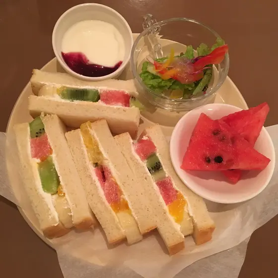 フルーツサンドランチ ￥1,100