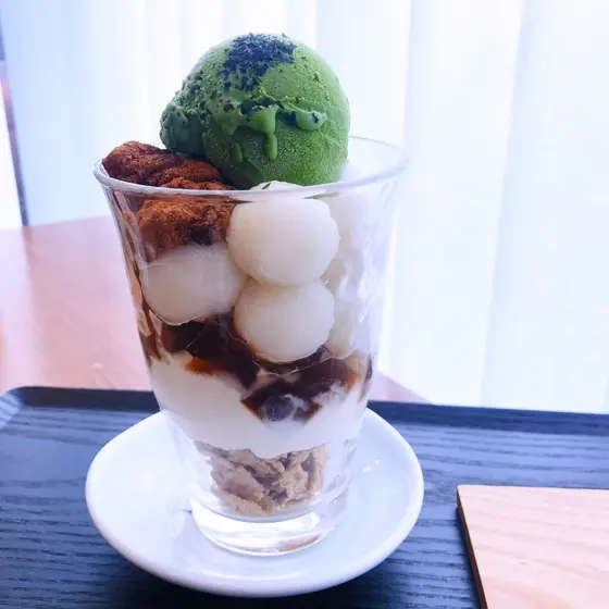🌱.アイスが選べる茶茶パフェ！