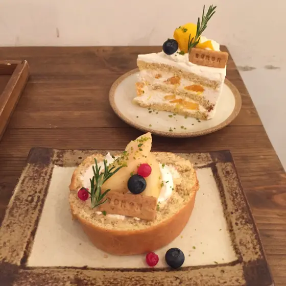 ⚫︎沖縄マンゴーとオレンジのショートケーキ ¥600