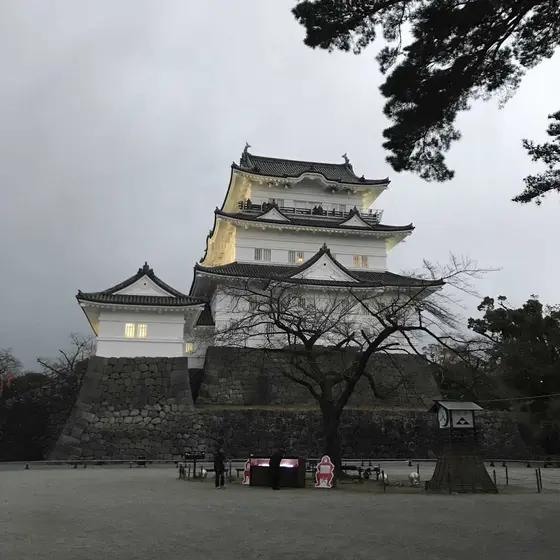 昼間の小田原城