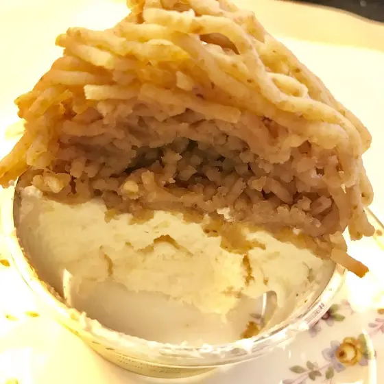 サクホロ食感のメレンゲ😍